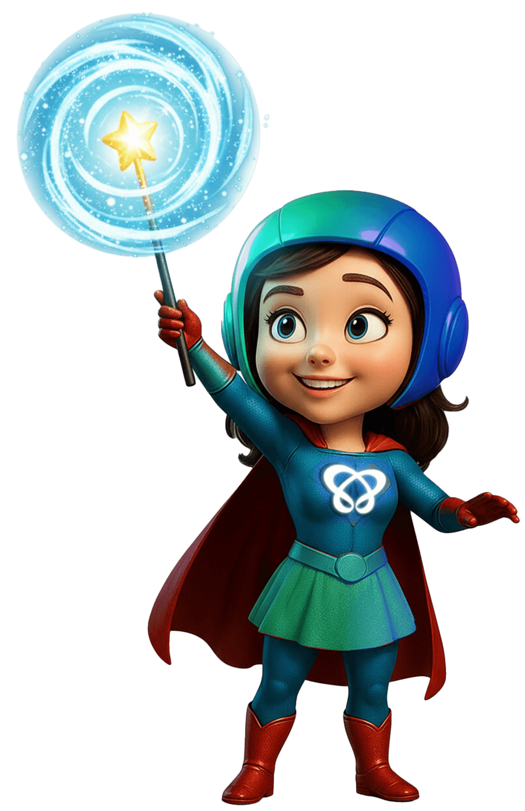 aiRA — Capillary's AI assistant, holding a magic wand